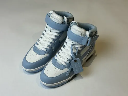 [NEW] Off-White Out Of Office White/Blue High 43